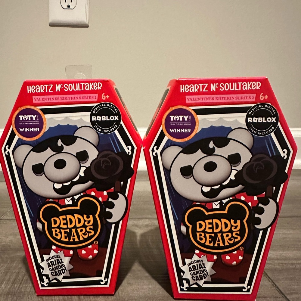 Deddy Bears Toy - Black and Red